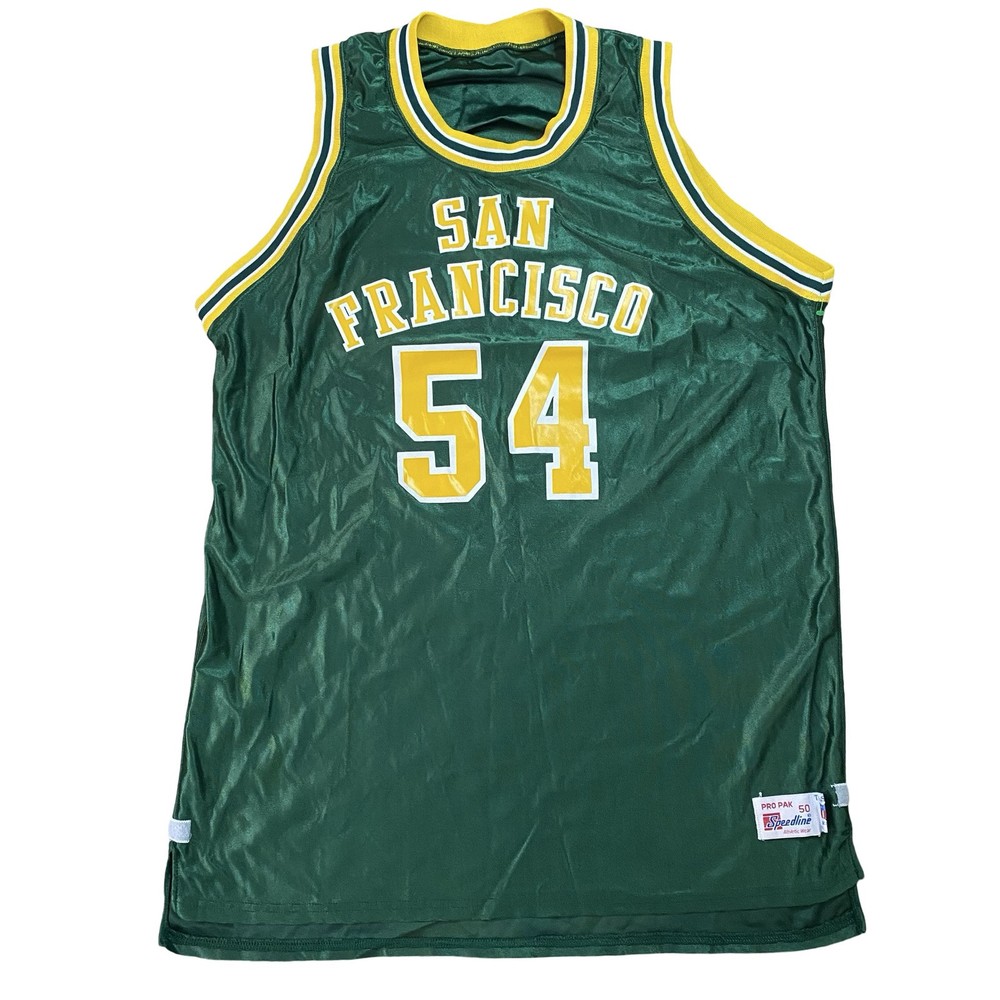 Vintage USF University of San Francisco Dons Basketball Jersey Pro Pak Speedline
