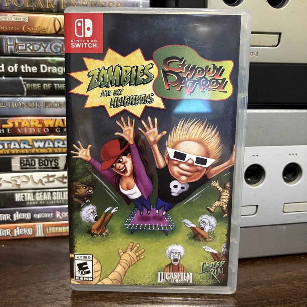 ZOMBIES ATE MY NEIGHBORS GHOUL PATROL COMPLETE CIB 2022 Nintendo Switch