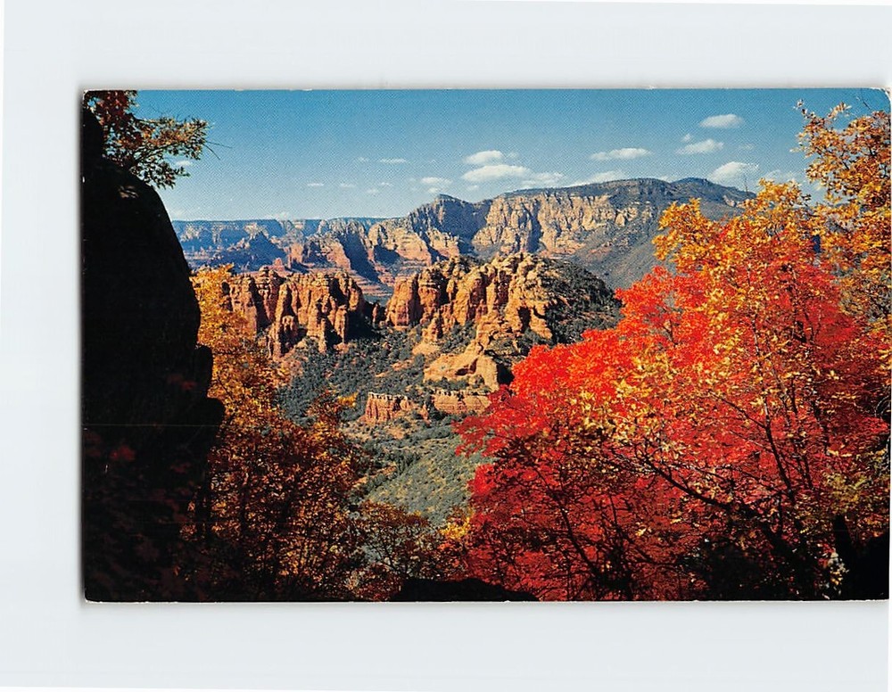 Postcard View from Schnebly Hill Oak Creek Canyon Arizona USA
