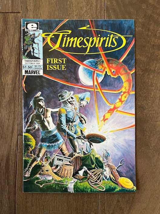 Timespirits # 1 Vf Marvel Epic Comics 1984 Tom Yeates