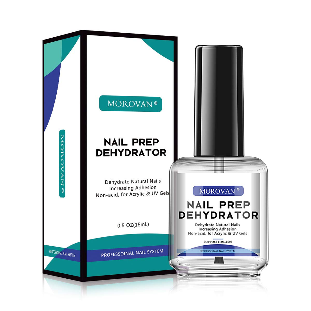 Acid Free Professional Nail Dehydrator Prep for UV Gel Polish Acrylic Nails Fast-image