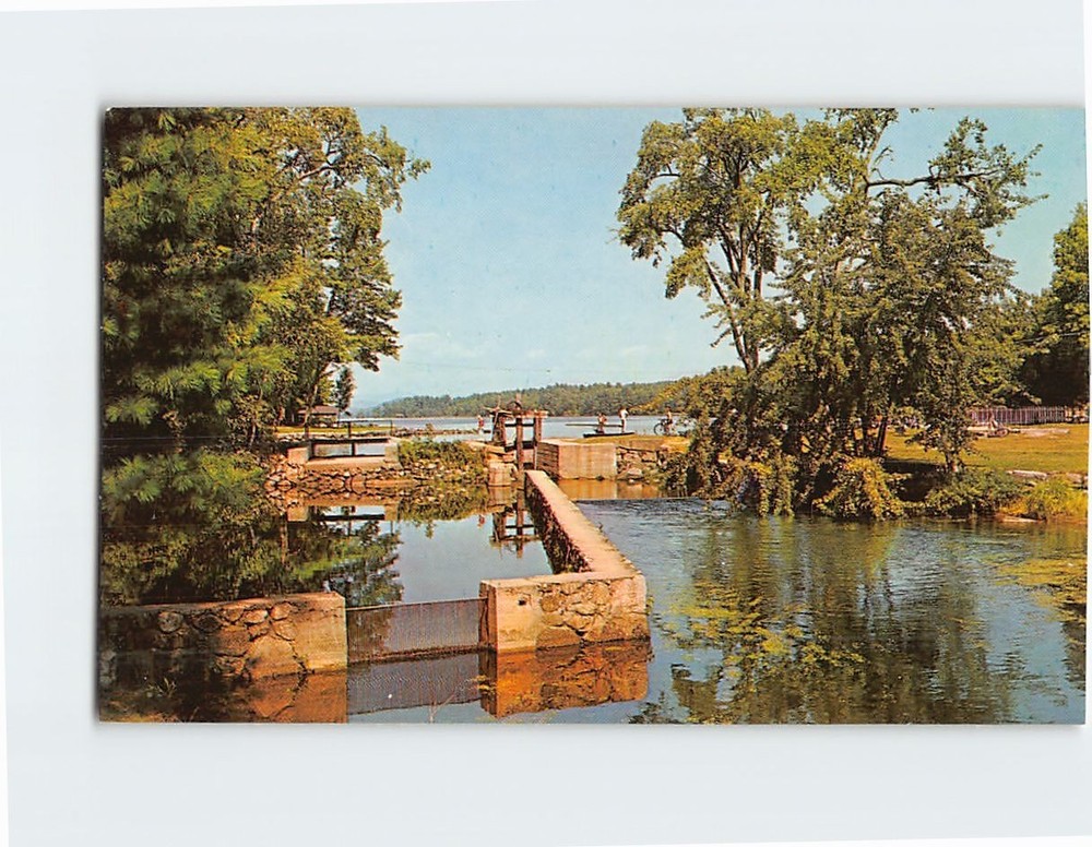 Postcard Highland Lake Bridgton Maine USA