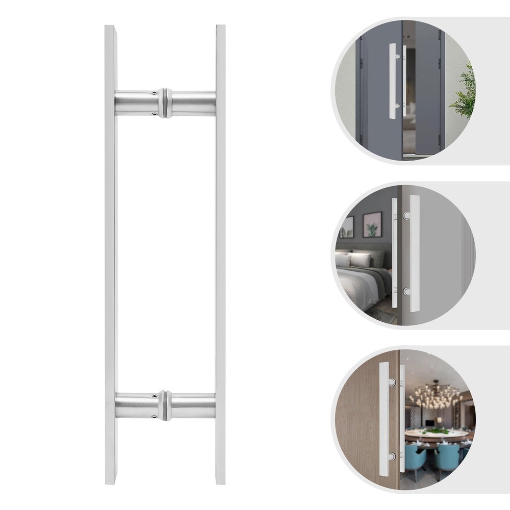 Stainless Steel Double Sided Barn Door Handle for Pull Push Sliding Doors