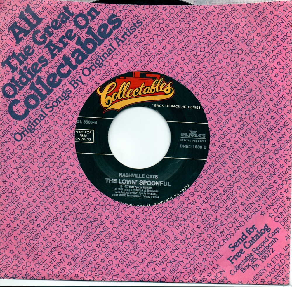 LOVIN' SPOONFUL - NASHVILLE CATS / SUMMER IN THE CITY