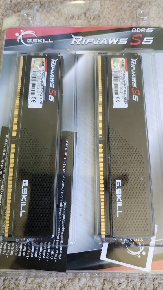 G.SKILL Ripjaws S5 Series DDR5-6000 36-36-36-96 RAM 32GB (2x16GB)