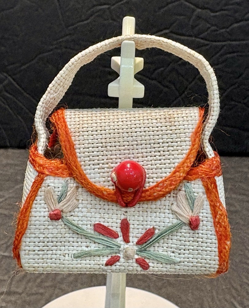 Vintage Barbie Clone Premier Togs Straw Purse