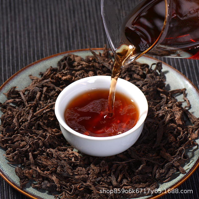 Puerh Tea Cooked Tea Menghai Aged Tea Loose Tea Puerh Ripe Tea Cake Tea 500g