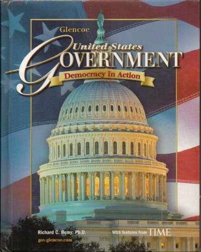 United States Government: Democracy - Hardcover, by McGraw-Hill - Acceptable j