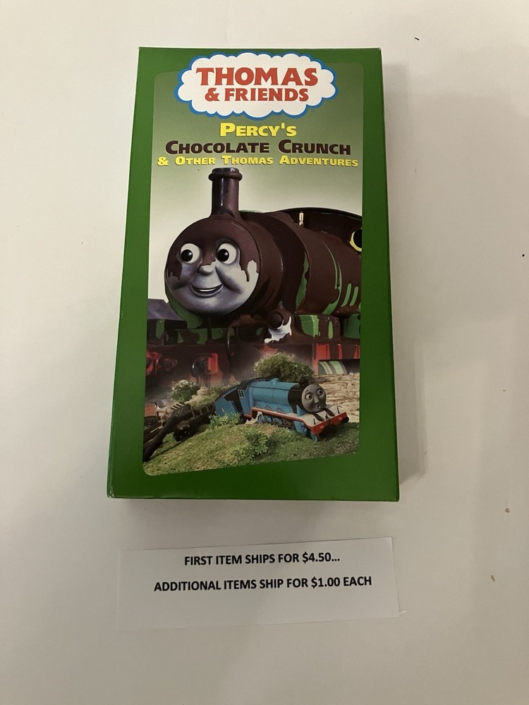VHS Tape   Thomas & Friends - Percy's Chocolate Crunch   $2.95    Ship  $4.50/$1