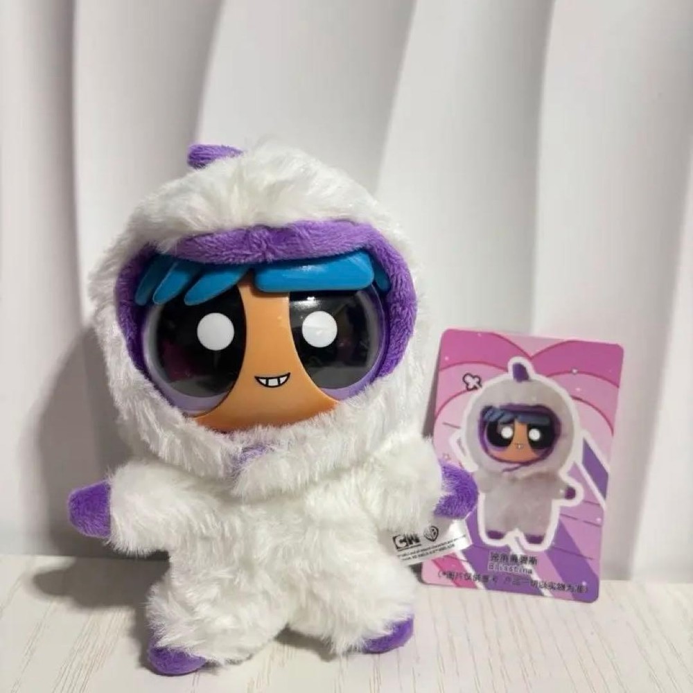 Powerpuff girls plush keychain #809a58