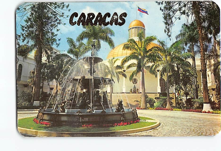 Postcard Gardens of the National Capitol Caracas Venezuela