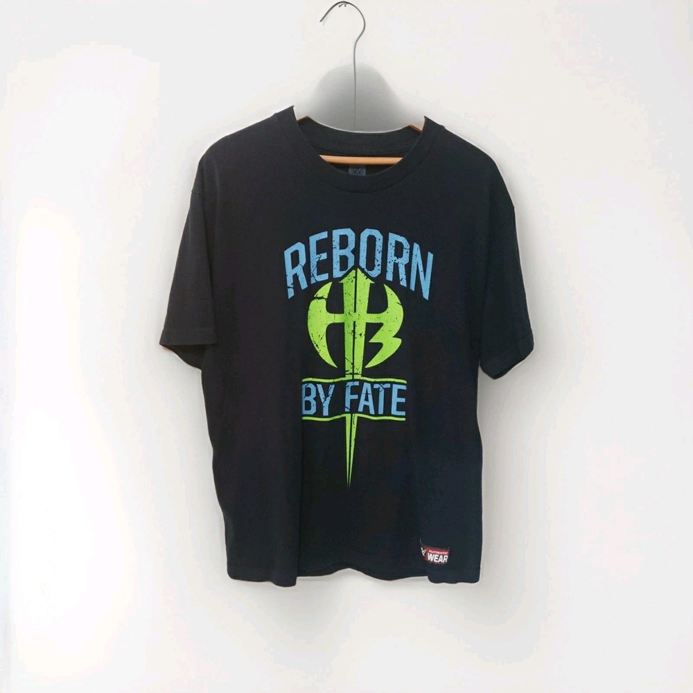 WWE The Hardy Boyz Matt & Jeff Reborn By Fate Wrestling T-Shirt Sz Large L WWF