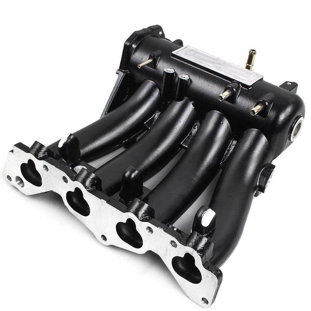 D-Series Black Intake Manifold for 88-00 Honda Civic CRX Del Sol SOHC CX DX EX
