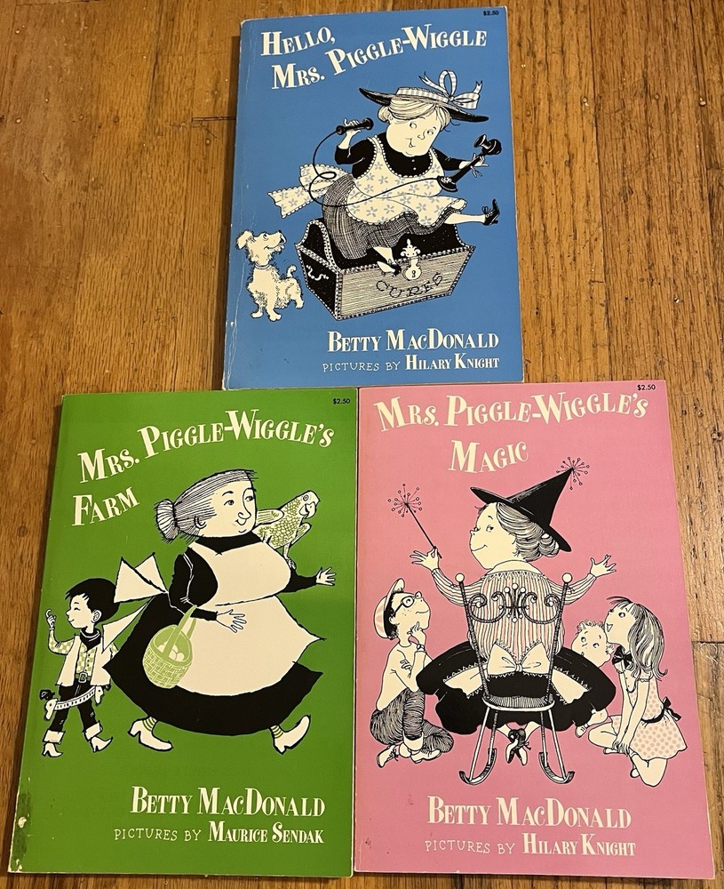HELLO, MRS. PIGGLE-WIGGLE : Magic : Farm : Betty MacDonald lot : vintage