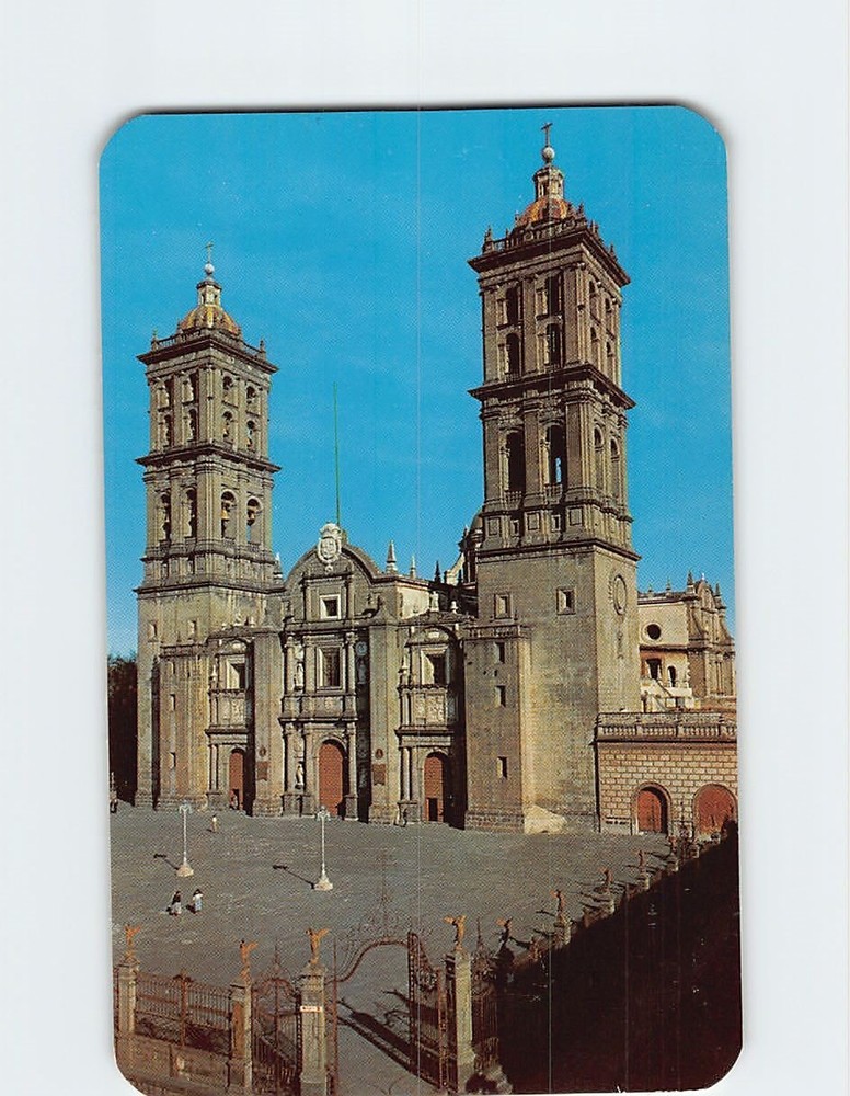 Postcard Cathedral of The Immaculate Conception Puebla Mexico
