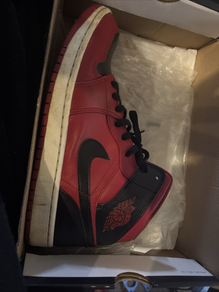 Size 10.5  - Jordan 1 Mid Reverse Bred