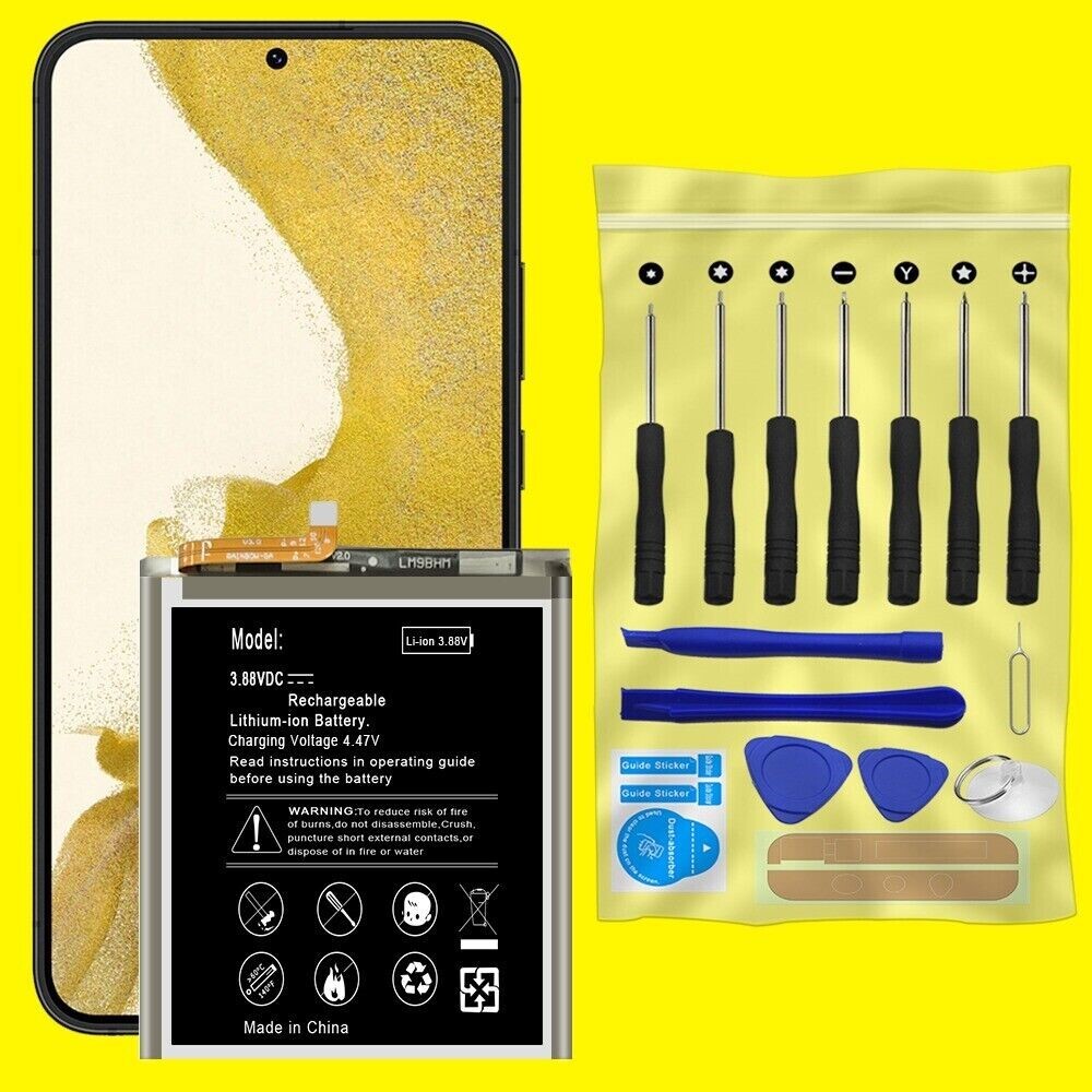 4600mAh Extended Slim Battery Repair Tool for Samsung Galaxy S22+ SM-S906U Phone