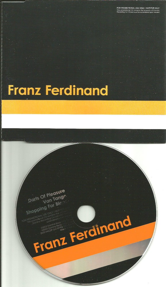 FRANZ FERDINAND Darts of Pleasure w/ 2 UNRELEASED TRX UK PROMO DJ CD single 2003