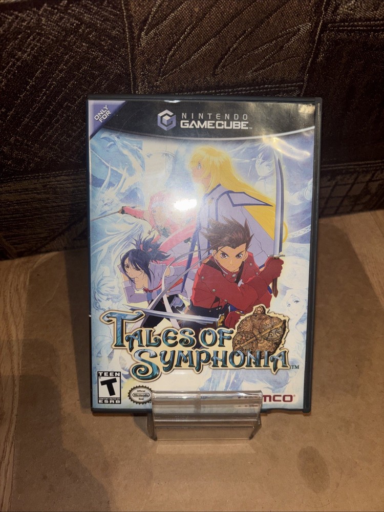 Tales of Symphonia (GameCube 2004) CIB Complete Black Label Tested Free Shipping