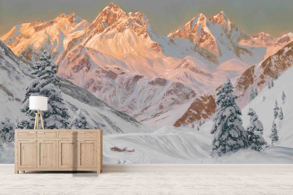 3D Landscape Oil Painting Wall Murals Wallpaper Murals Wall Sticker 36