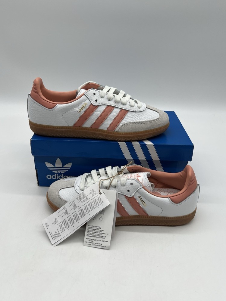 Adidas Originals Samba OG White Women's 5.5 Wonder Clay IG5932 Classic Sneakers