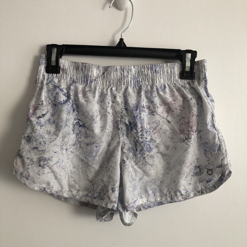RBX Running Shorts X-Dri Built-in Brief Women’s Size Small Marbled Blue Lilac