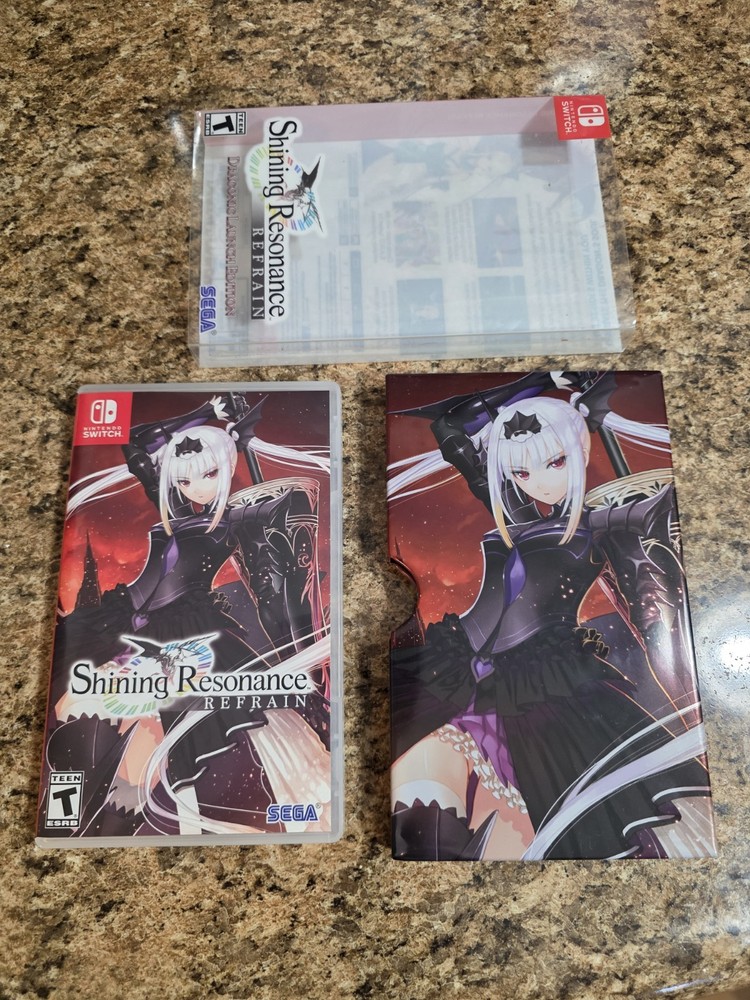 Shining Resonance Refrain Draconic Launch Edition Nintendo Switch Steelbook
