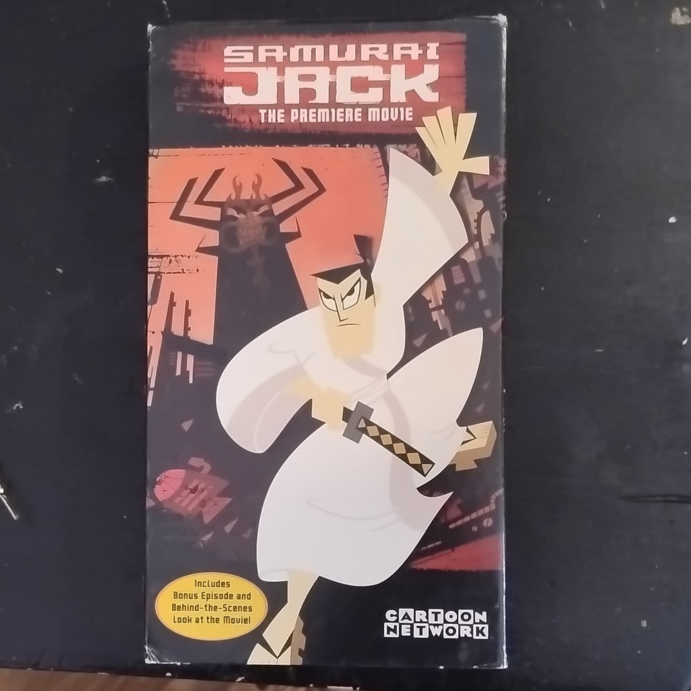 Cartoon Network Samurai Jack-The Premiere Movie Promo VHS Animation Bonus