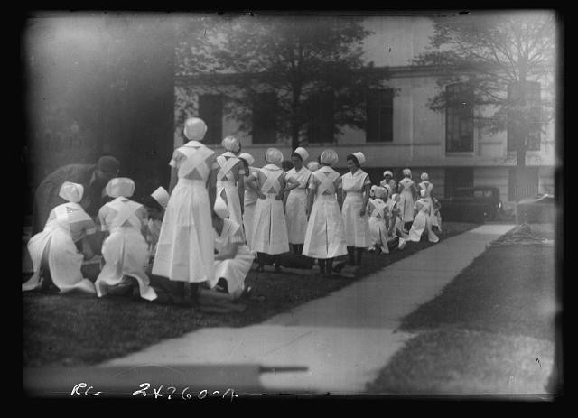 Photo:Washington D.C. Nurses American Red Cross Building 1920s