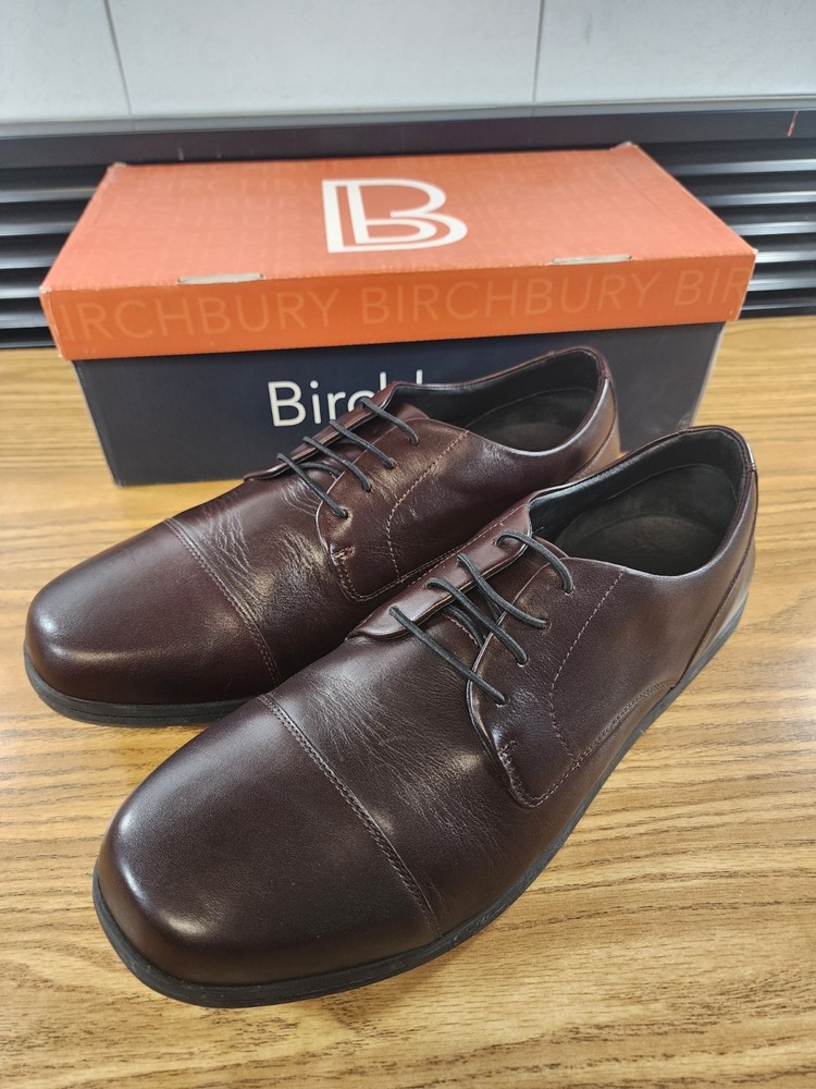 Birchbury Brenston barefoot dress shoes Vintage Burgundy sz 14
