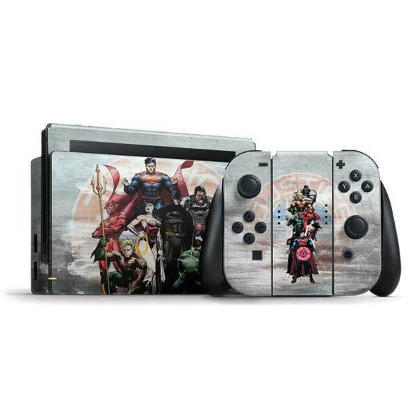 DC Comics Justice League Nintendo Switch Bundle Skin - Justice League Heros