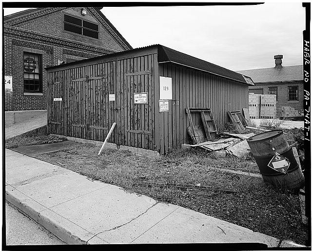 1. VIEW OF BUILDING 126, LOOKING NORTHEAST - Frankford Arsenal, Building No.
