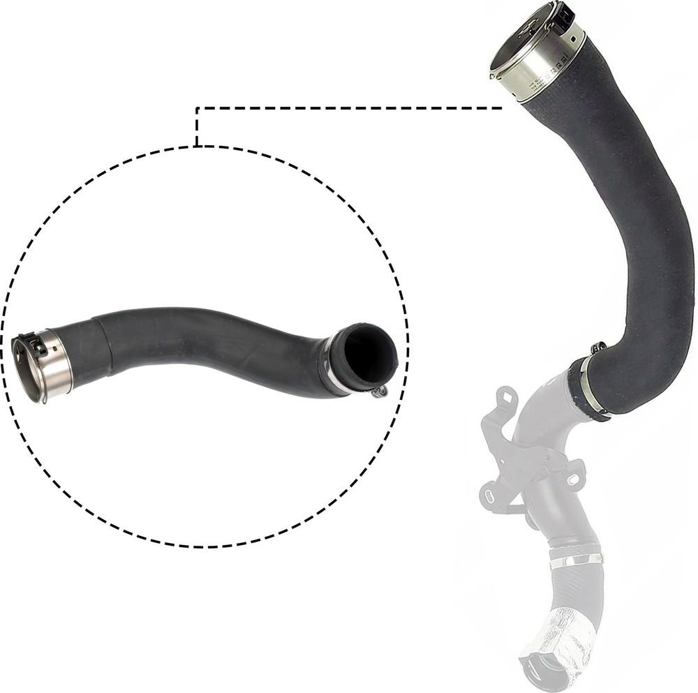 09-1430 Gates charge air hose for Dacia, Renault