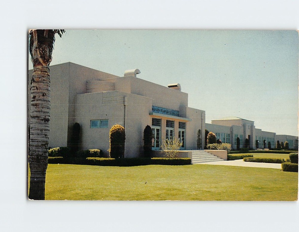 Postcard Franklin D. Roosevelt Junior High School Compton California USA