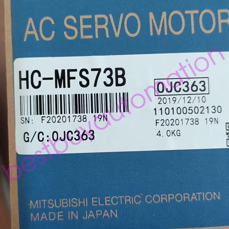 1PC New Mitsubishi HC-MFS73B Servo Motor HCMFS73B In Box Expedited Shipping