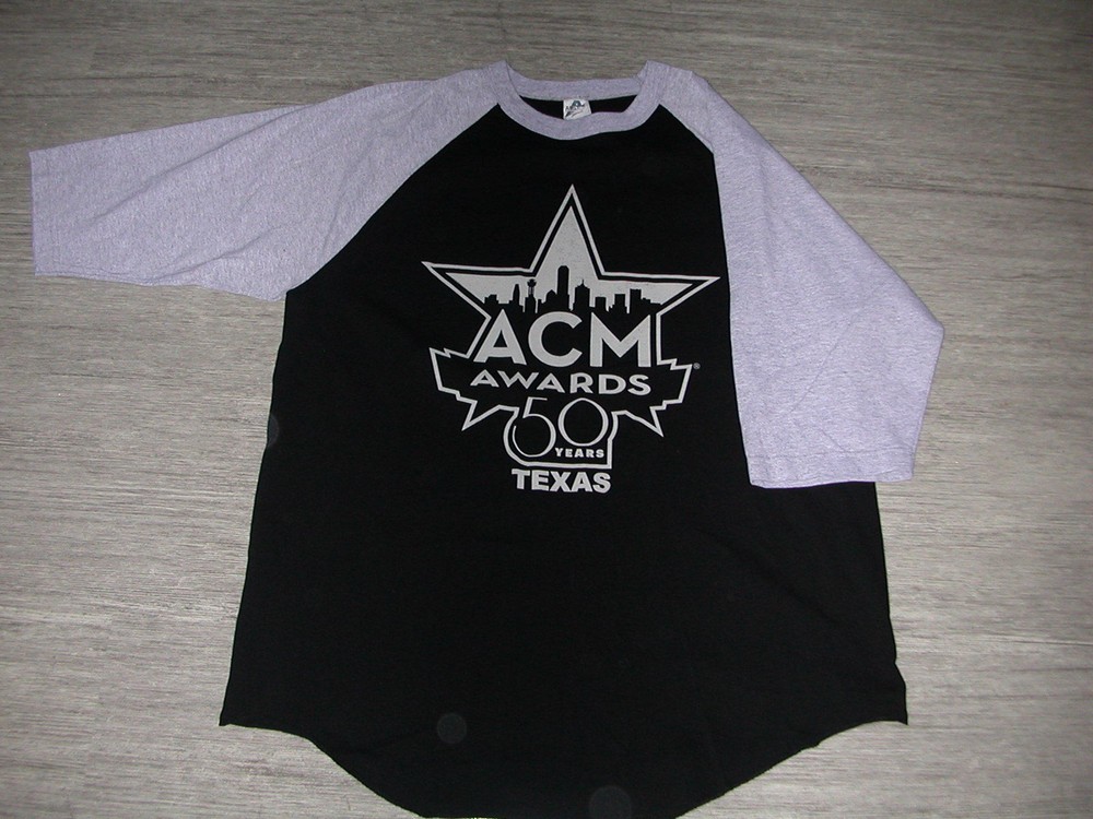 50th years ACM Academy of Country Music Awards t-shirt~Sz XL~baseball~AT&T Texas-image