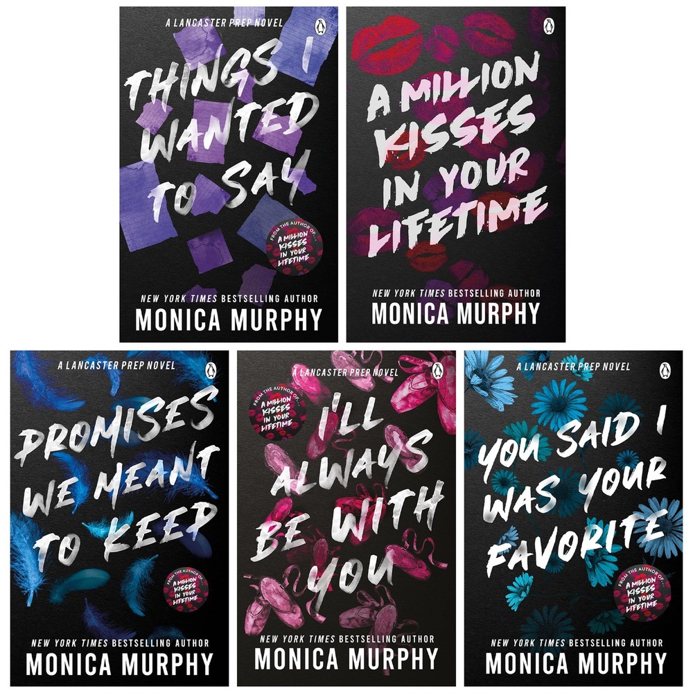 Lancaster Prep Series by Monica Murphy 5 Books Collection Set - Fiction - PB