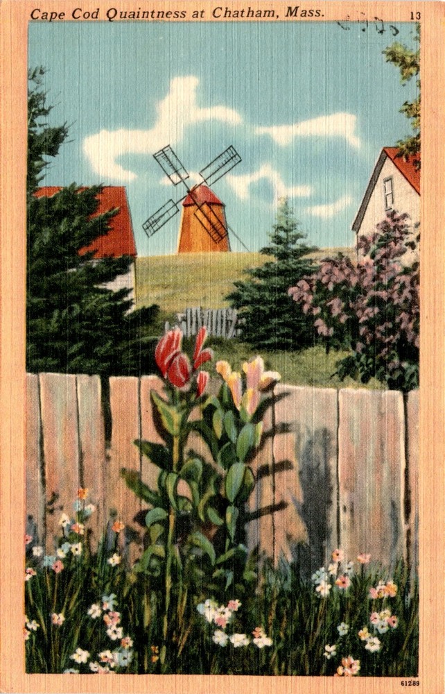 Chatham, Mass, Cape Cod, Boston, Massachusetts, Plymouth Rock, Postcard