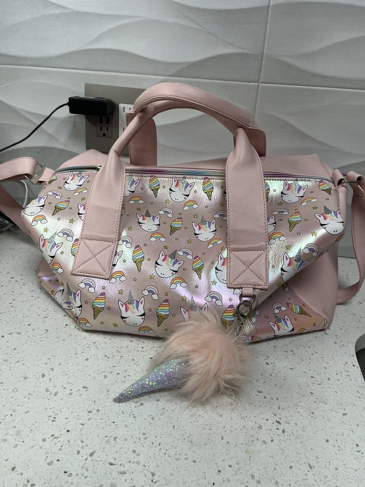 Miss Gwen OMG Accessories Duffle Bag Unicorn Ice Cream Cones Weekender