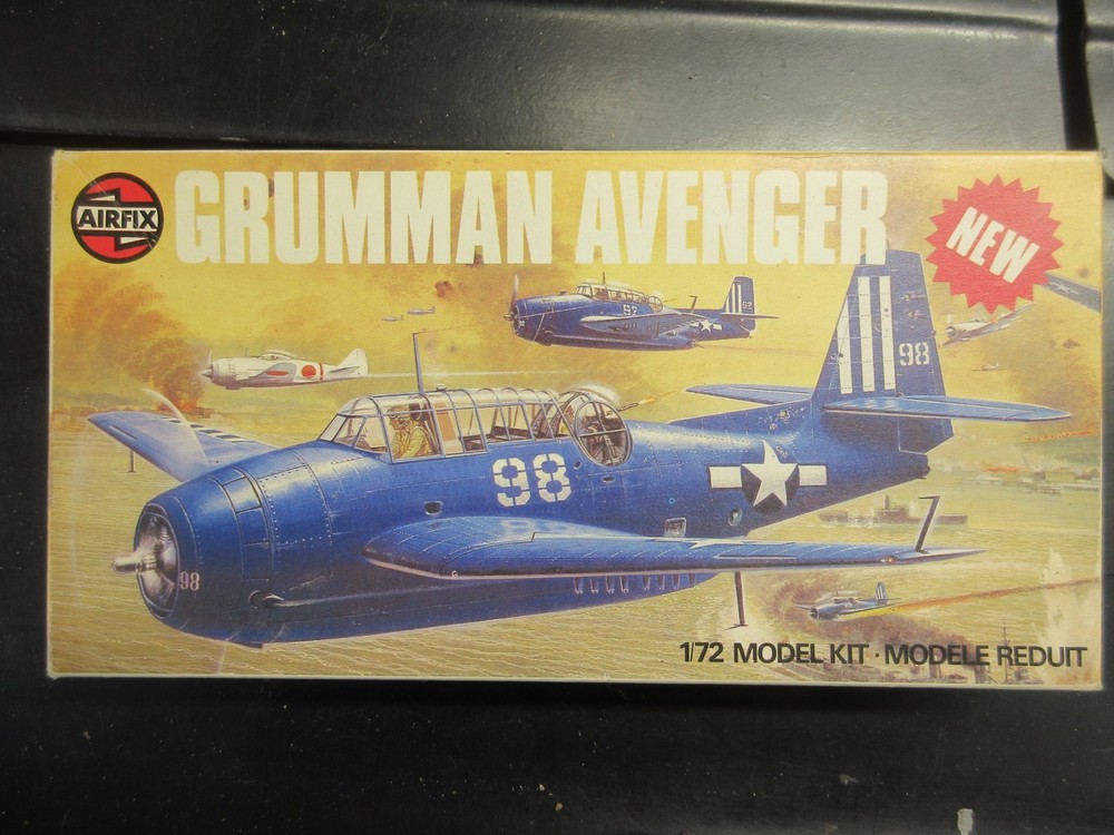 AIRFIX 1/72 GRUMMAN TBF-1 AVENGER  #03033-9  vintage