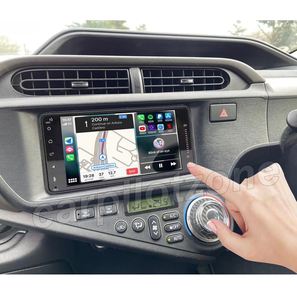 7'' For 2012+ Toyota Prius C Apple Carplay & Android Auto Radio GPS Stereo 64GB