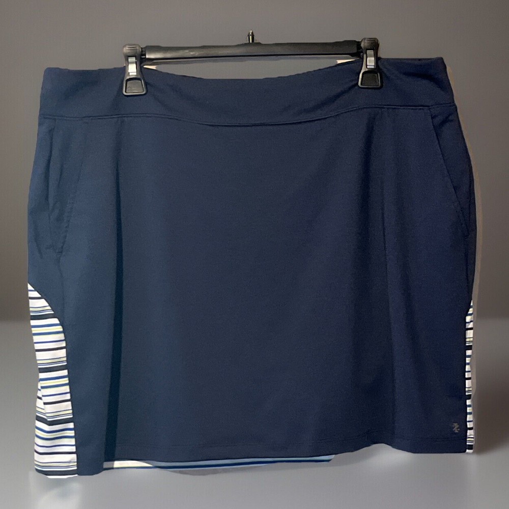 Izod Tennis Skirt Skort Women's  Cool FX Stretch Pockets Sz XL