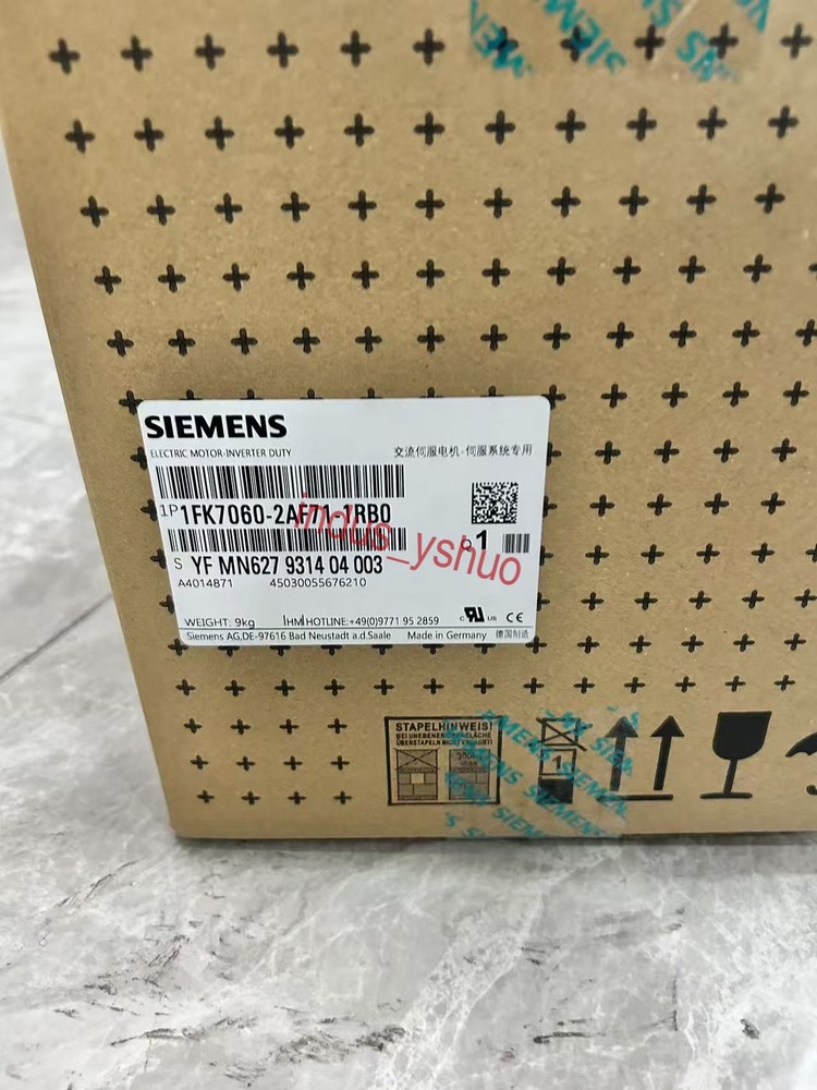 One New Siemens Servo Motor 1Fk7060-2Af71-1Rb0