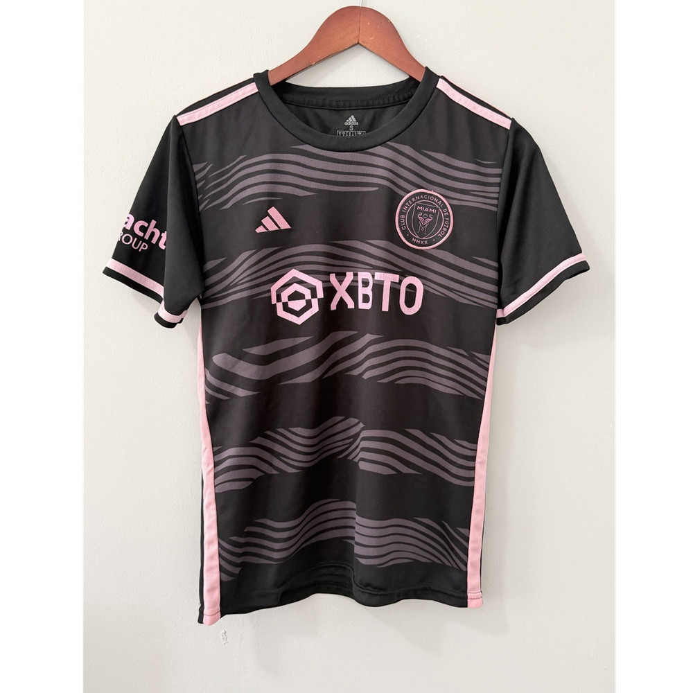 Soccer jersey Inter Miami CF Lionel Messi #10 Jersey MLS Black Pink Size S