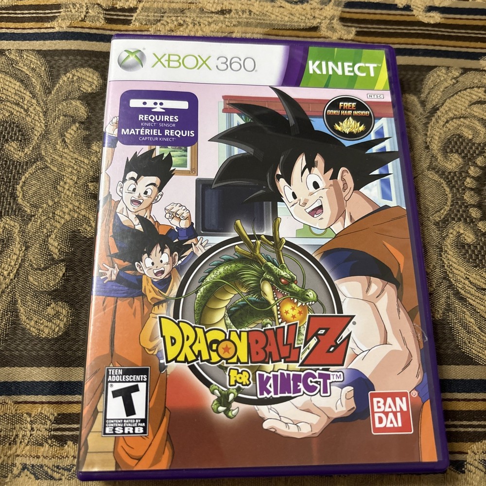 Dragon Ball Z for Kinect (Xbox 360, 2012) Complete CIB With Manual