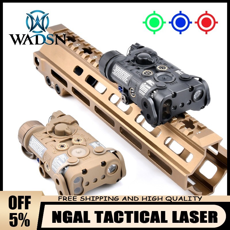 WADSN Tactical  NGAL Laser Red Dot Hunting IR Indicator White Light Flashlight