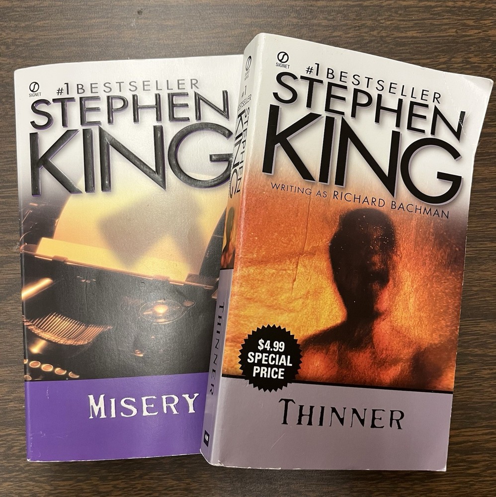 Stephen King Misery And Thinner Paperbacks