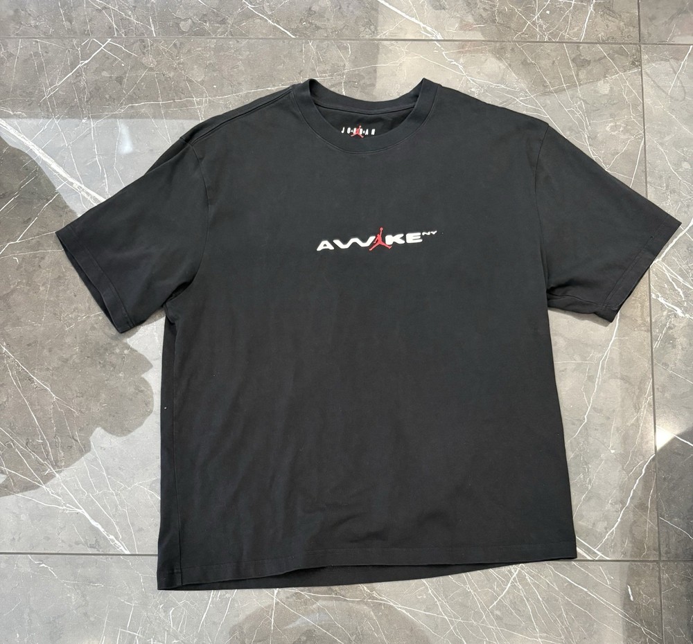 Jordan X Awake NY 5 Borough Black T Shirt XL Queens Brooklyn Staten Island
