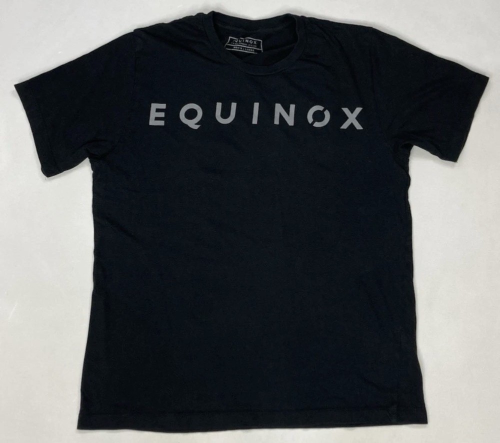 Equinox It's Not Fitness It's Life Graphic T-shirt Men Large Medium Short Sleeve