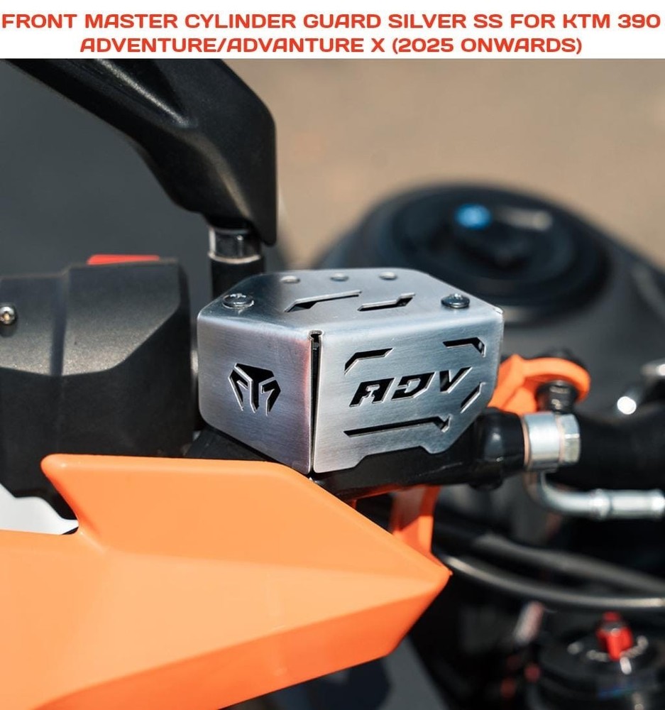 FRONT MASTER CYLINDER GUARD (SS) FOR KTM 390 ADVANTURE /ADVENTURE X 2025 ONWARDS